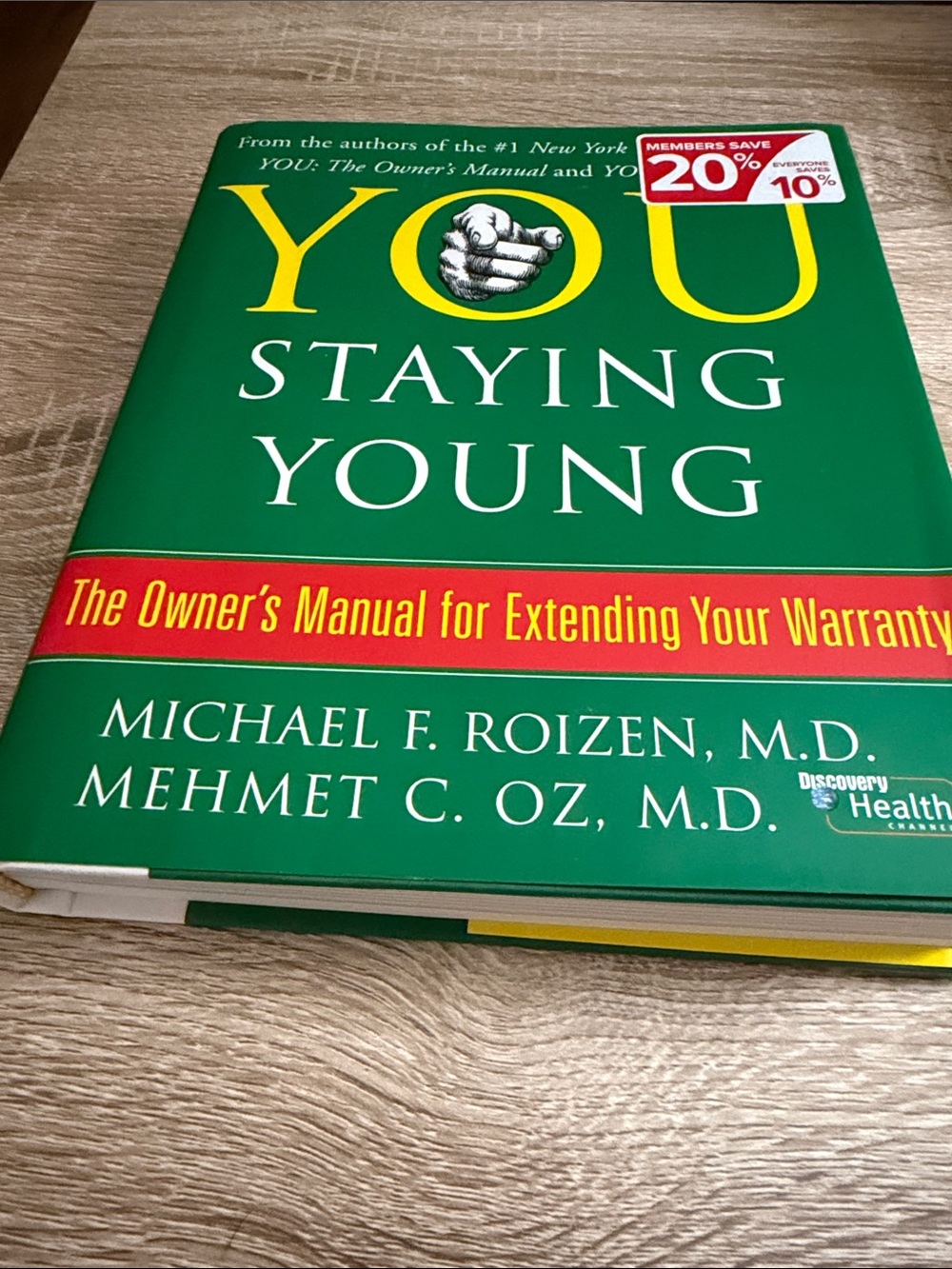 YOU: Staying Young Hardcover Book - Green